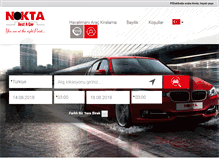 Tablet Screenshot of noktarentacar.com